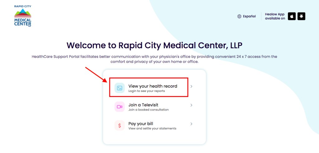 Rapid City Medical Patient Portal