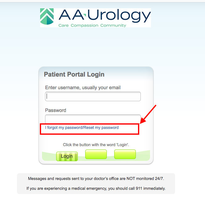 AA Urology Patient Portal