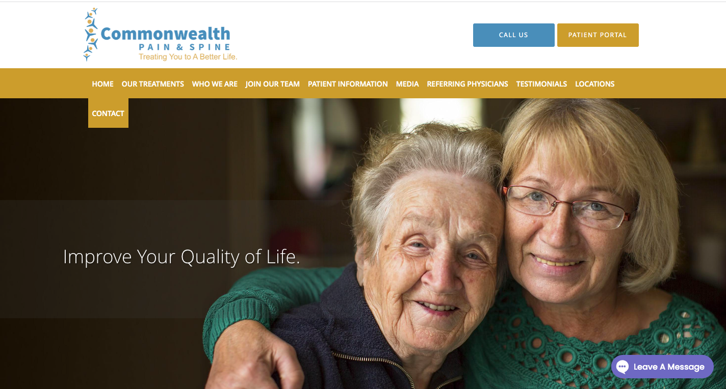 Commonwealth Pain and Spine Patient Portal