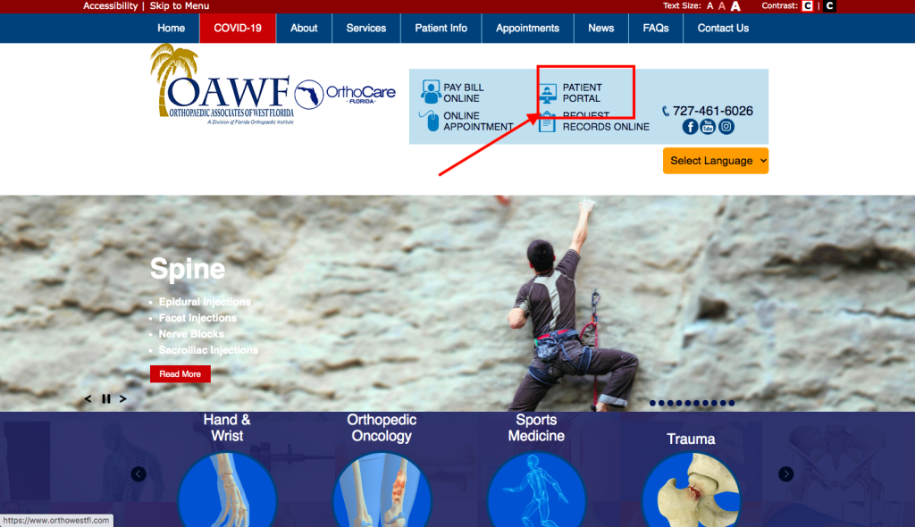 OAWF Patient Portal