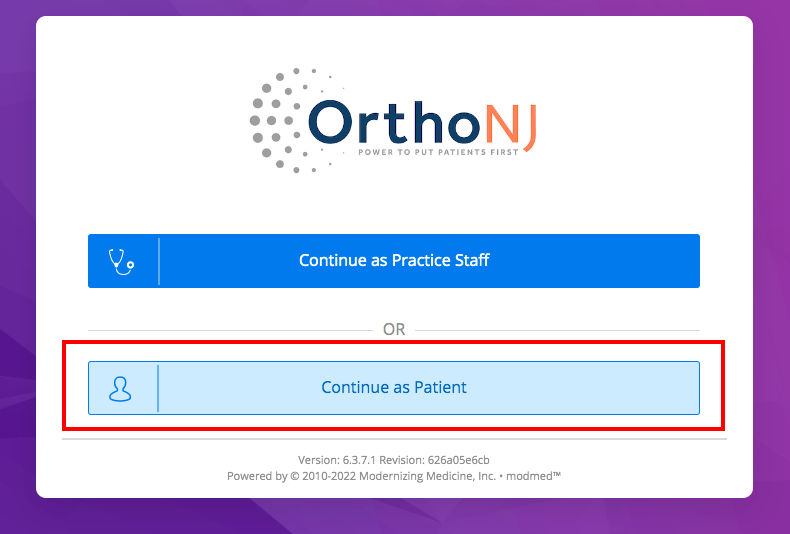 Brielle Orthopedics Patient Portal