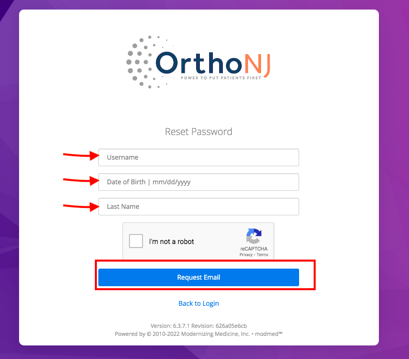 Brielle Orthopedics Patient Portal
