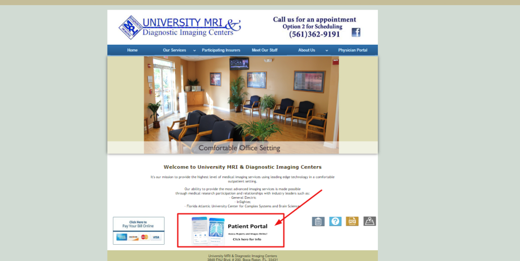 University Center Imaging Patient Portal