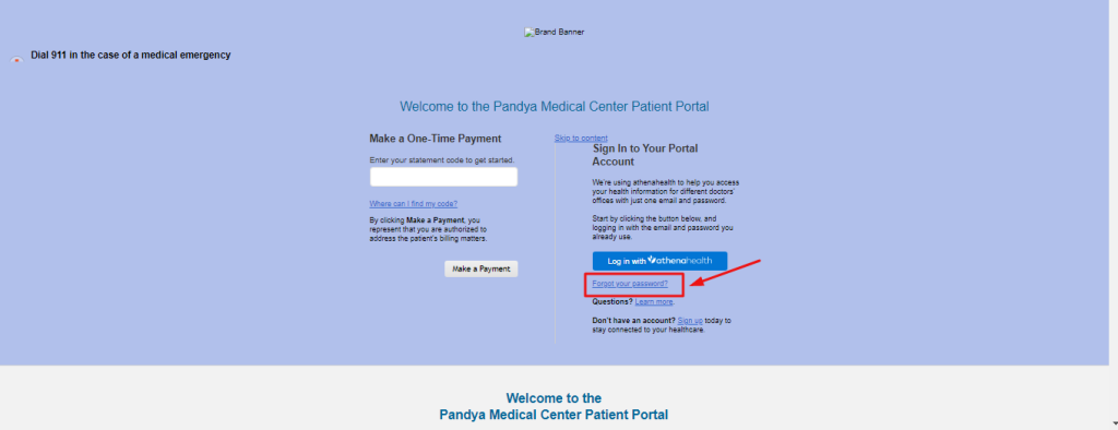 Pandya Medical Center Patient Portal