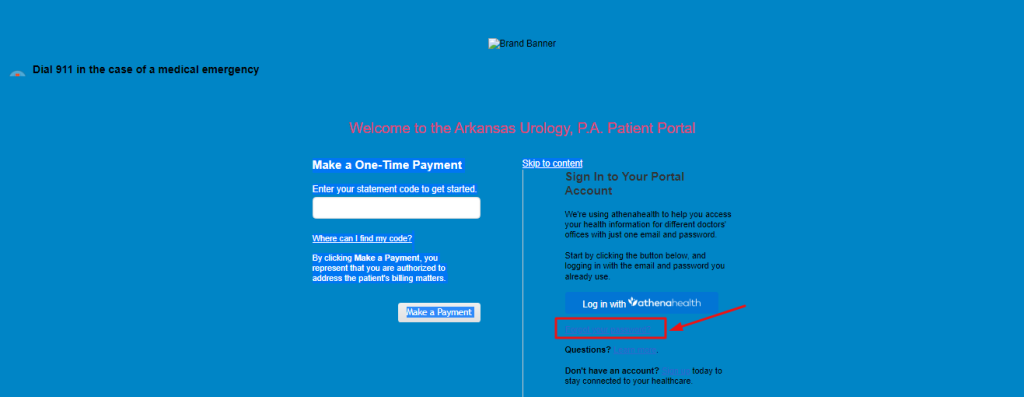Arkansas Urology Patient Portal