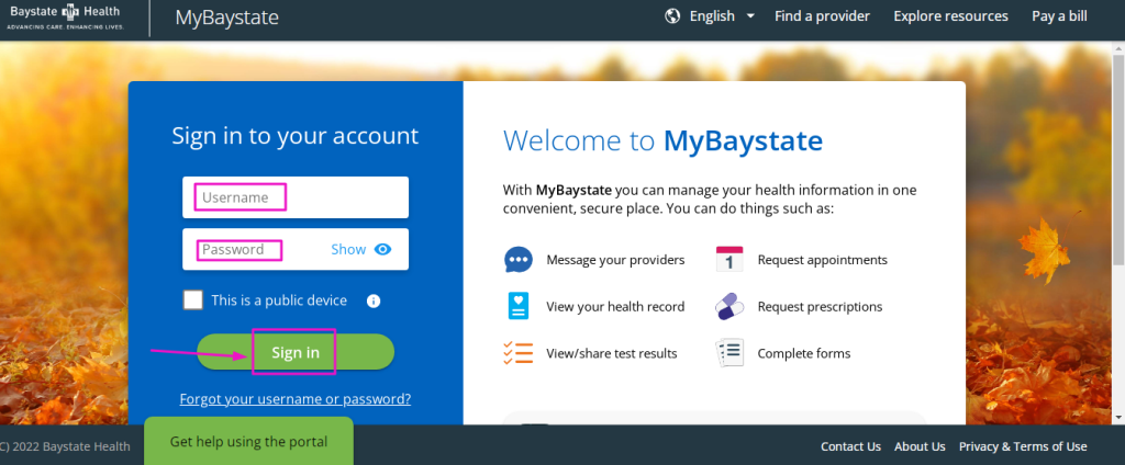 Mybaystatehealth Patient Portal Login Www baystatehealth 