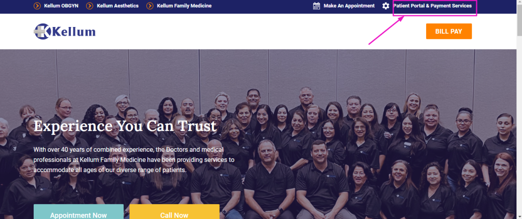 Kellum Physician Partners Patient Portal
