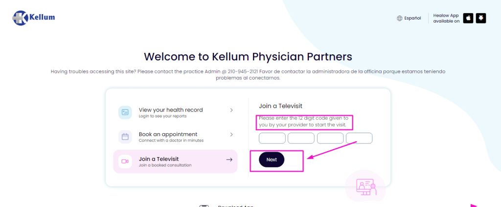 Kellum Physician PartnersPatient Portal