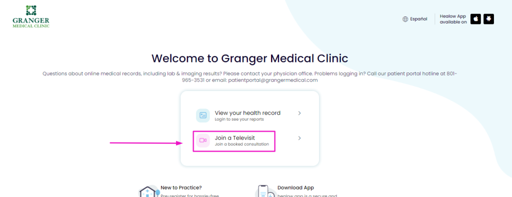 Granger Medical Patient Portal Login 