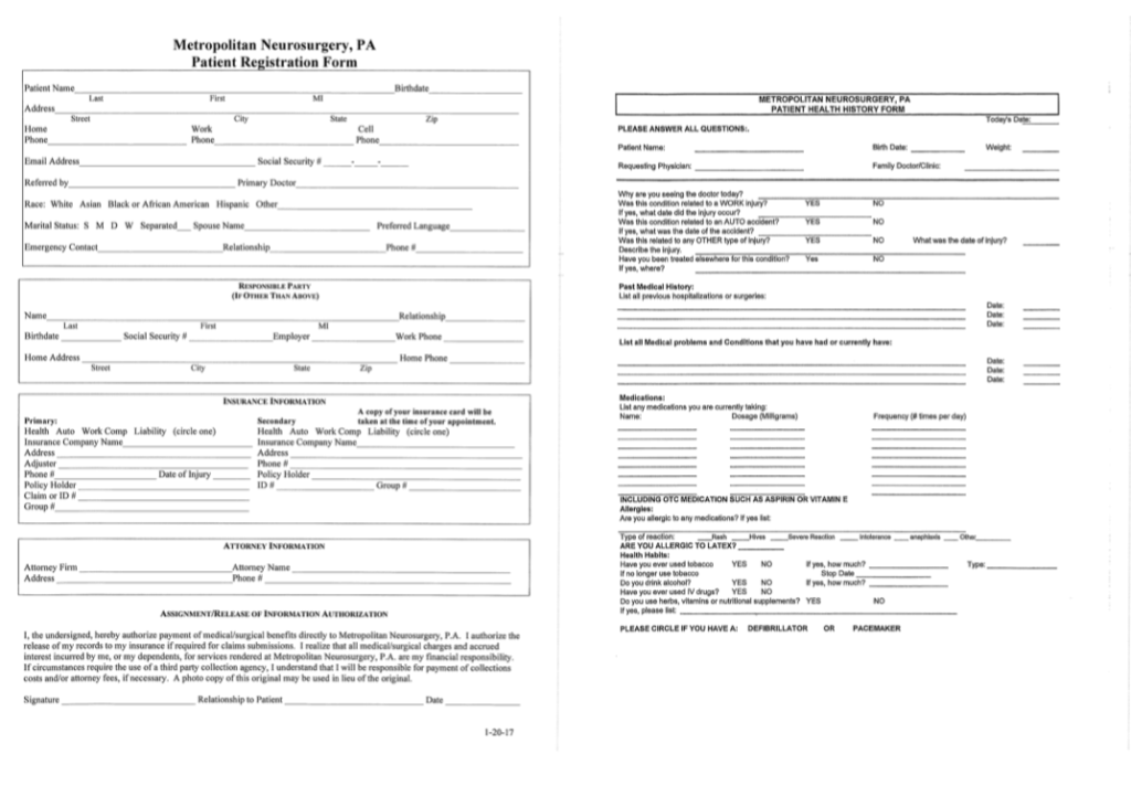 Metropolitan Neurosurgery Patient Portal Login Www metropolitan 