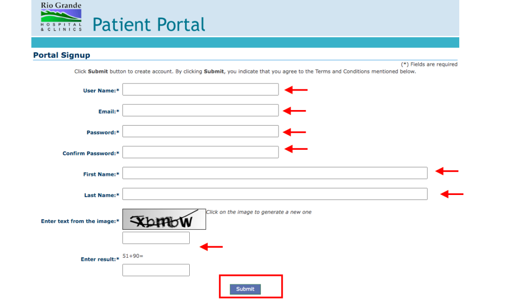 Rio Grande Medical Group Patient Portal