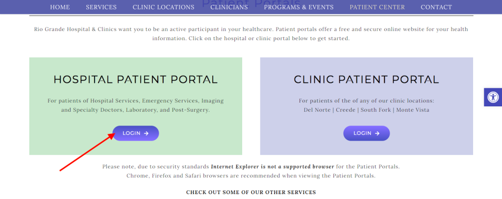 Rio Grande Medical Group Patient Portal