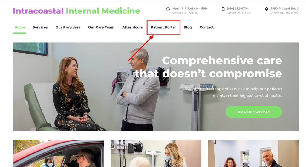 Intracoastal Internal Medicine Patient Portal Login Www 