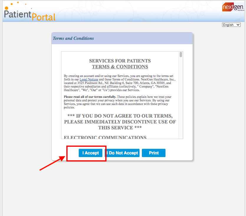 Gibson Area Hospital Patient Portal 