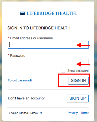 LifeBridge Health Patient Portal