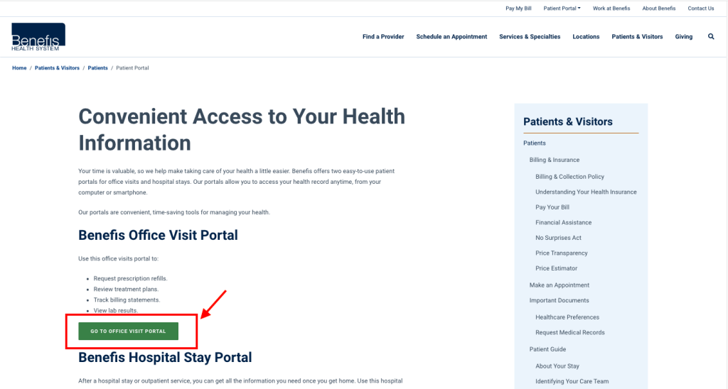 Benefits Patient Portal Login Www benefis Updated 2023