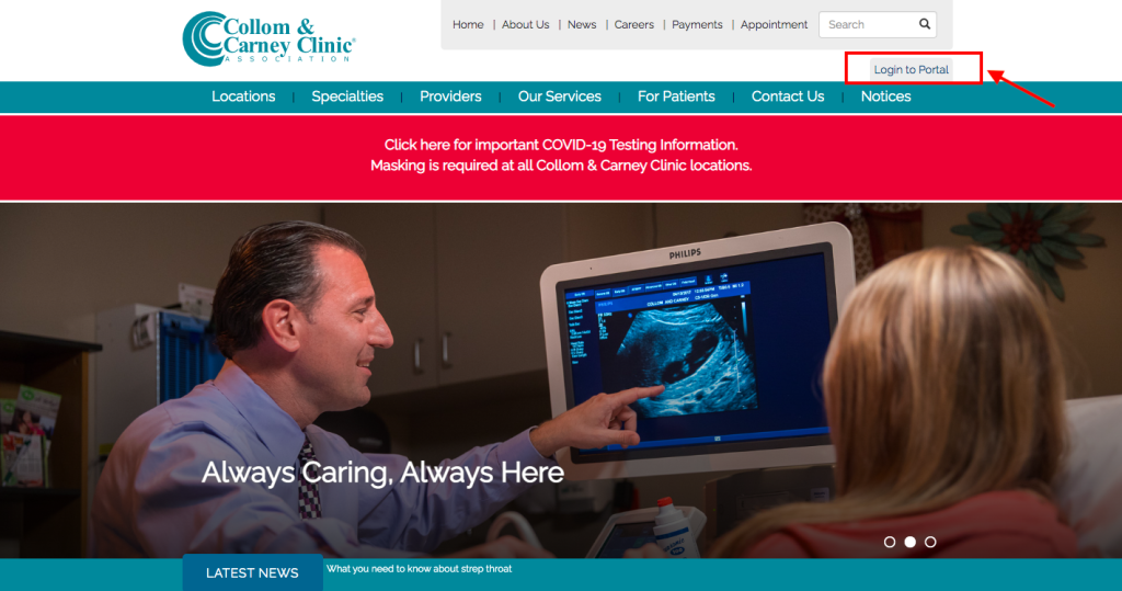 Collom And Carney Texarkana Patient Portal Login Www cccahealth