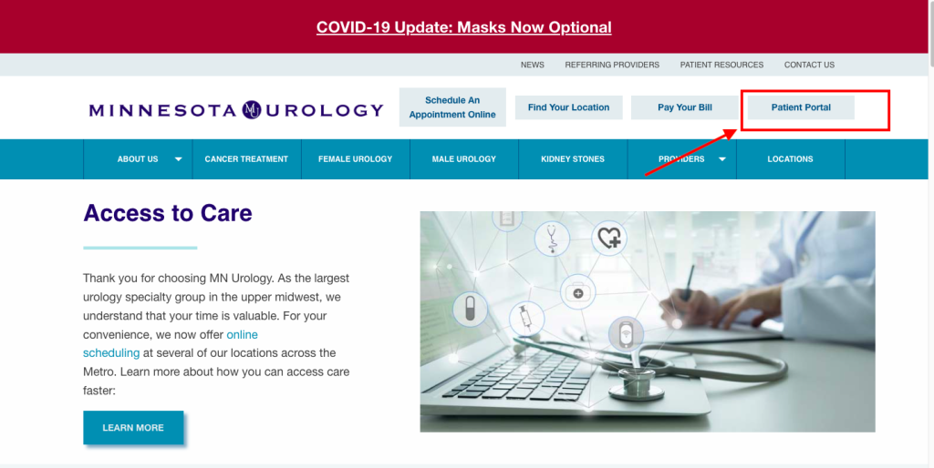 MN Urology Patient Portal