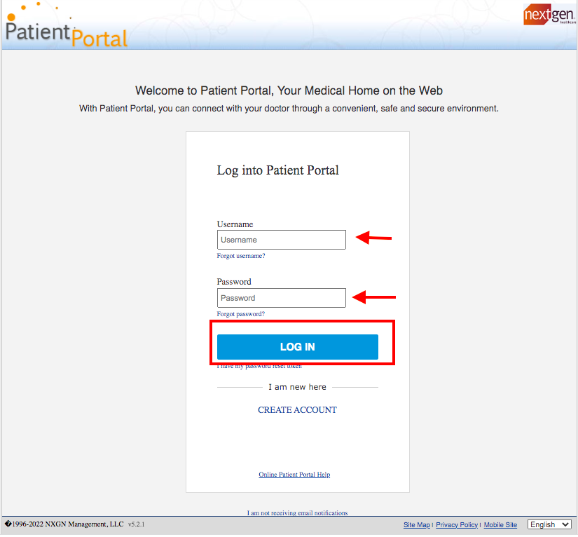 OCLI Patient Portal