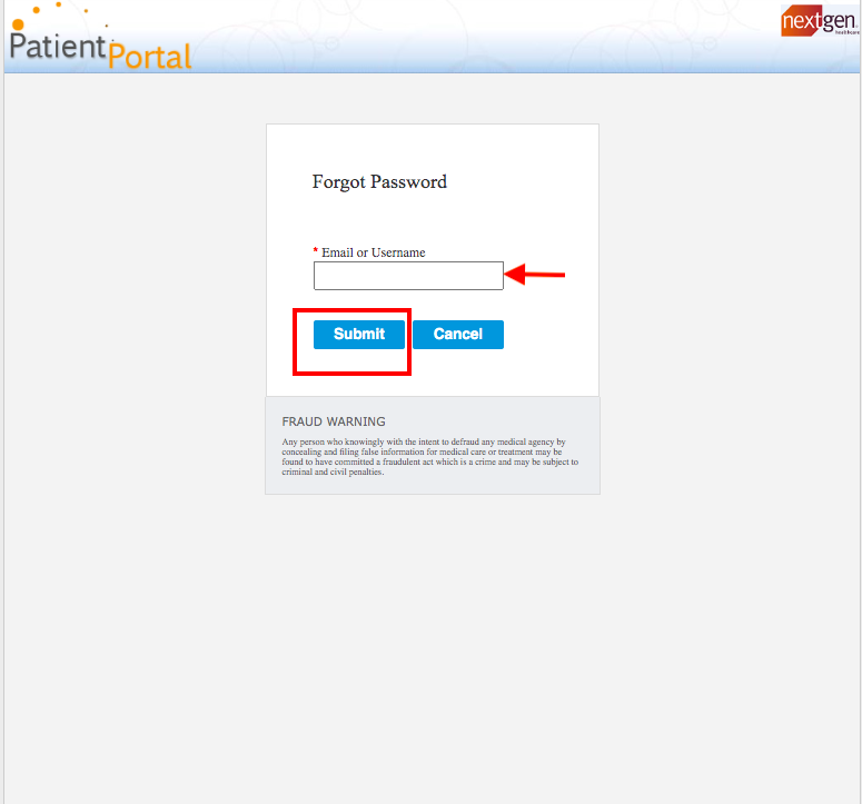OCLI Patient Portal