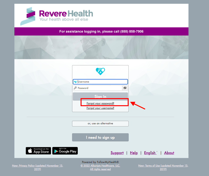 Revere Health Patient Portal