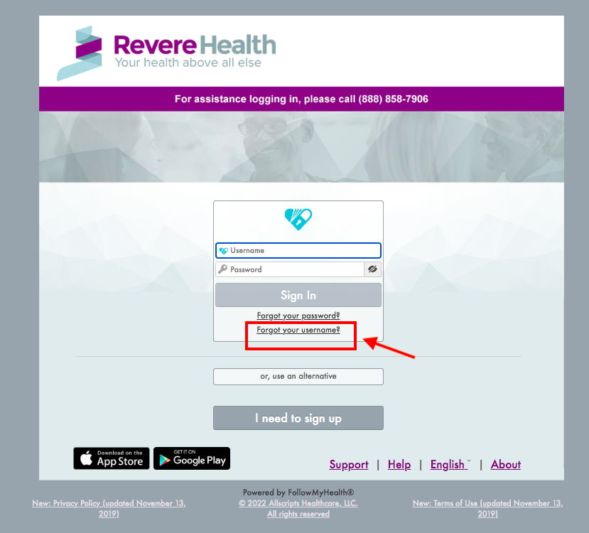 Revere Health Patient Portal