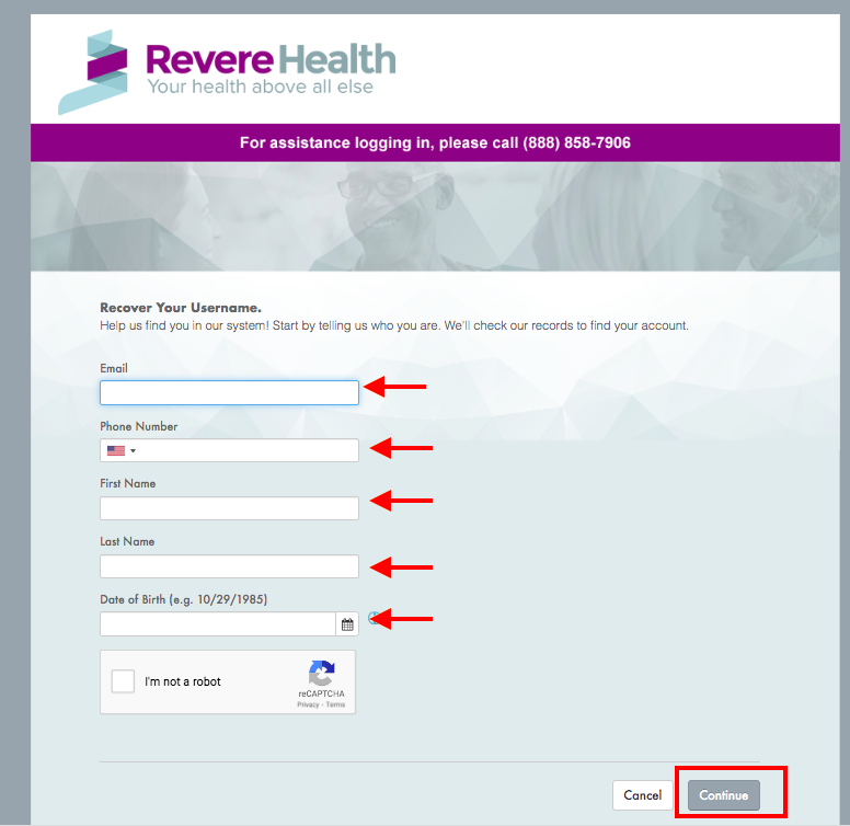 Revere Health Patient Portal