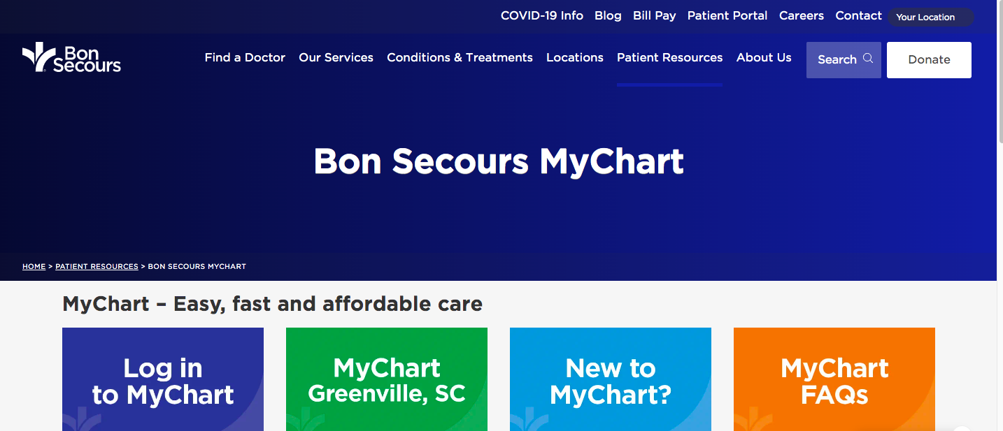 Bon Secours MyChart Patient Portal Login Www bonsecours Updated Bon Secours MyChart Patient Portal Login Www bonsecours Updated
