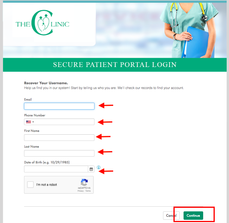 Clinics of North Texas Patient Portal