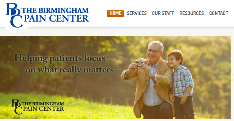 Birmingham Pain Center Patient Portal