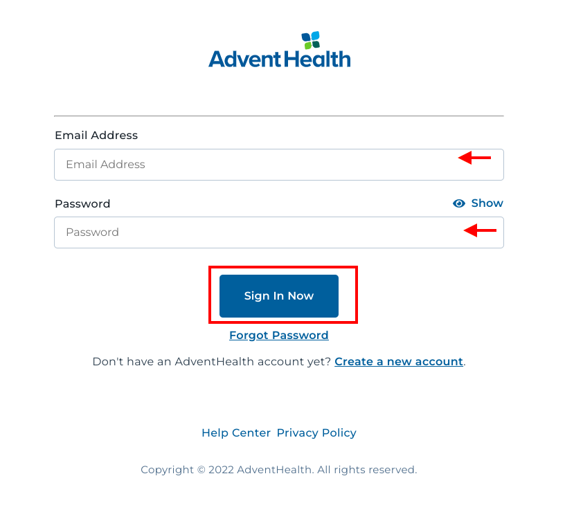 Advent Health Patient Portal