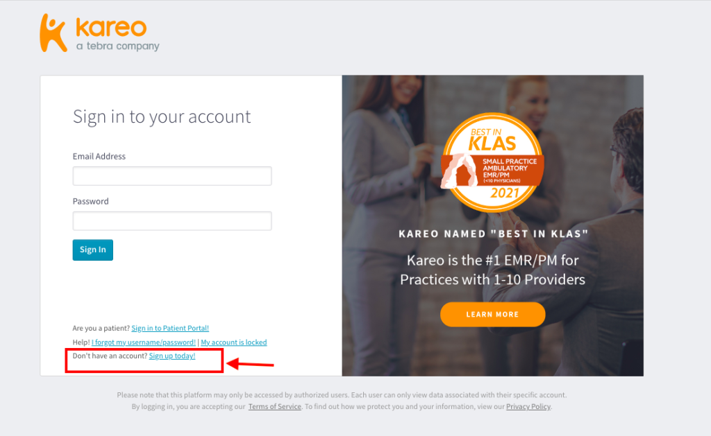 Kareo Patient Portal