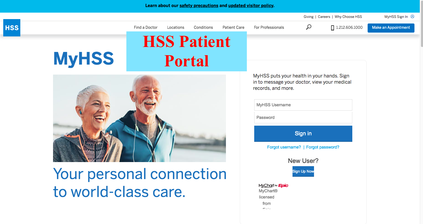 HSS Patient Portal - www.hss.edu