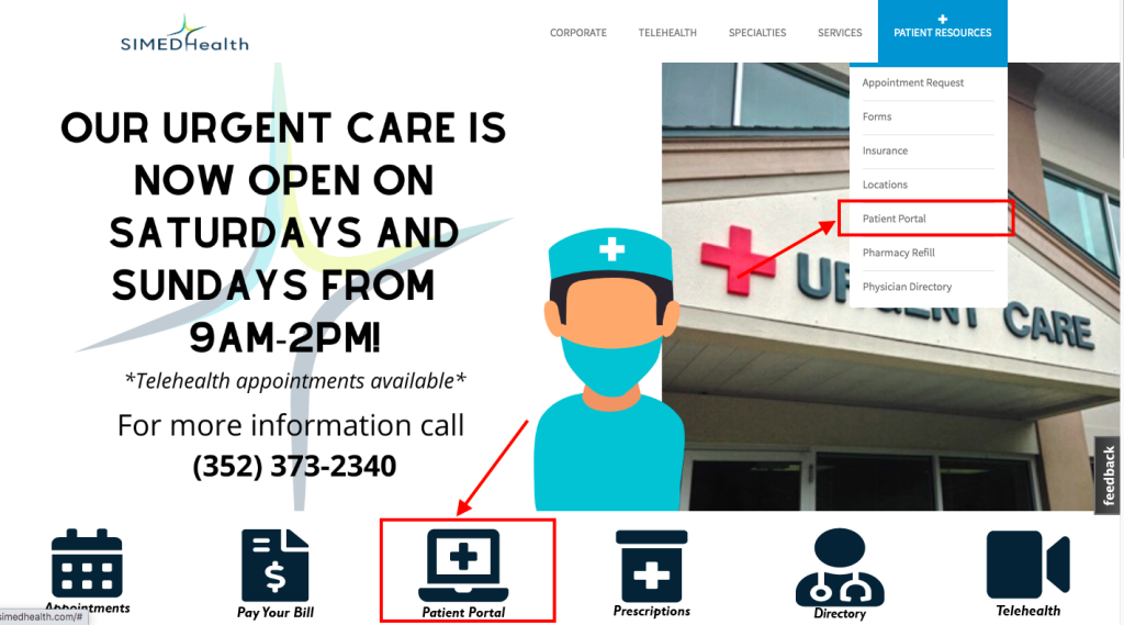 Simed Patient Portal Login Www simedhealth Updated 2023