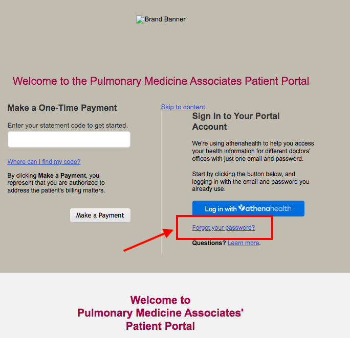 PMA Patient Portal