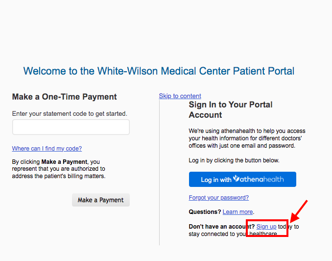 Patient Portal White Wilson