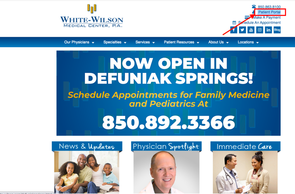 Patient Portal White Wilson White wilson Updated 2023