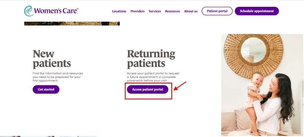 Women's Care Patient Portal