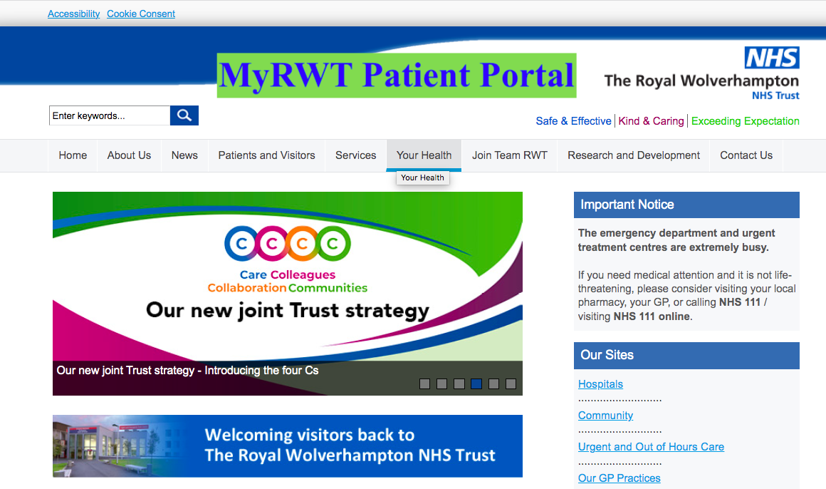 MyRWT Patient Portal