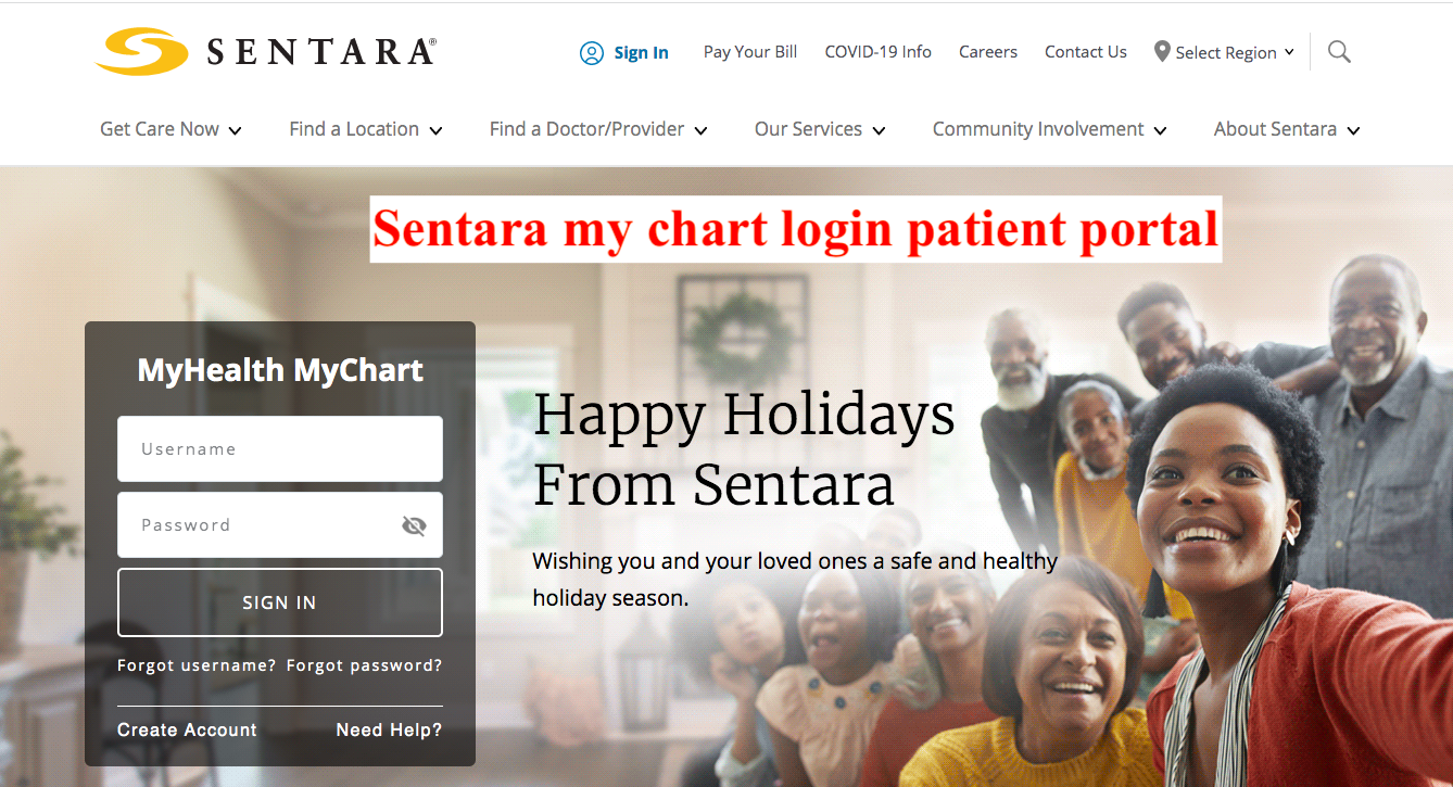 Sentara my chart login patient portal