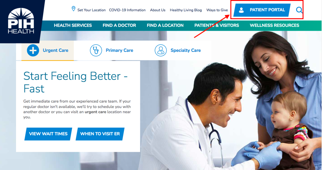 PIH Health Patient Portal