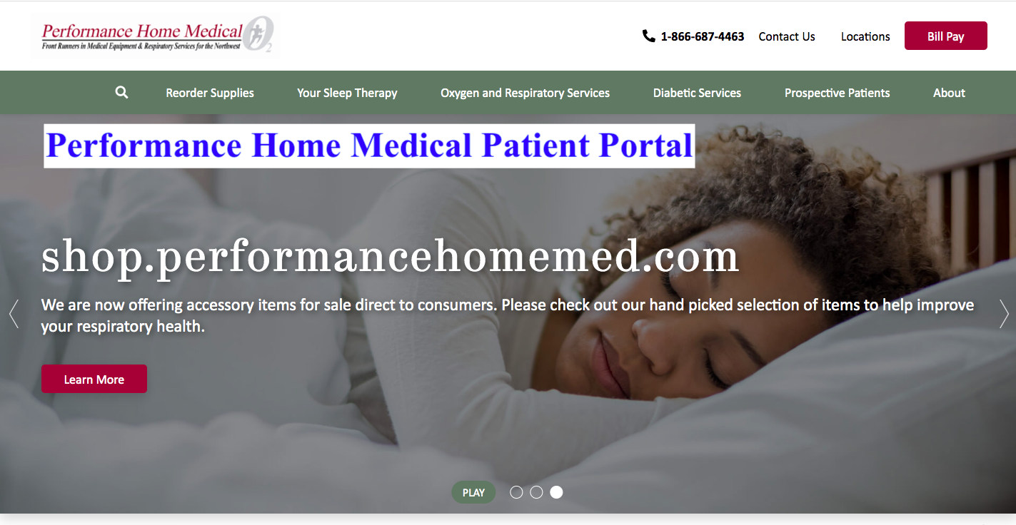 Performance Home Medical Patient Portal