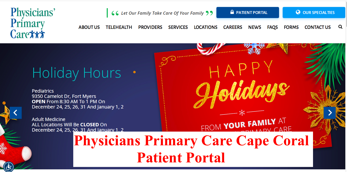 Physicians Primary Care Cape Coral Patient Portal