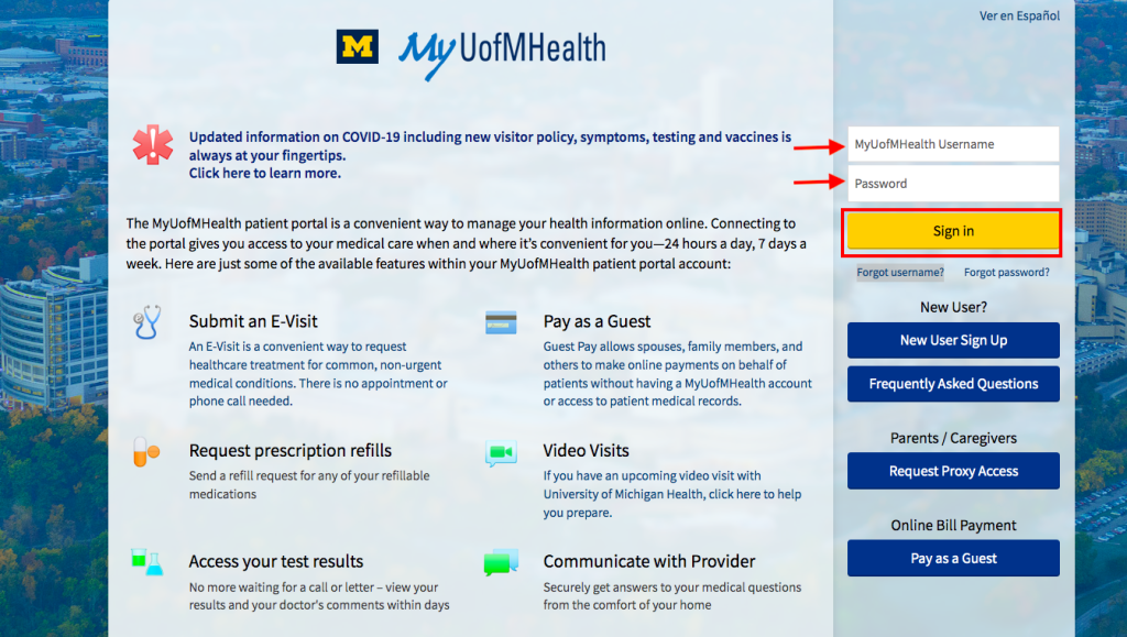 Michigan Medicine Patient Portal