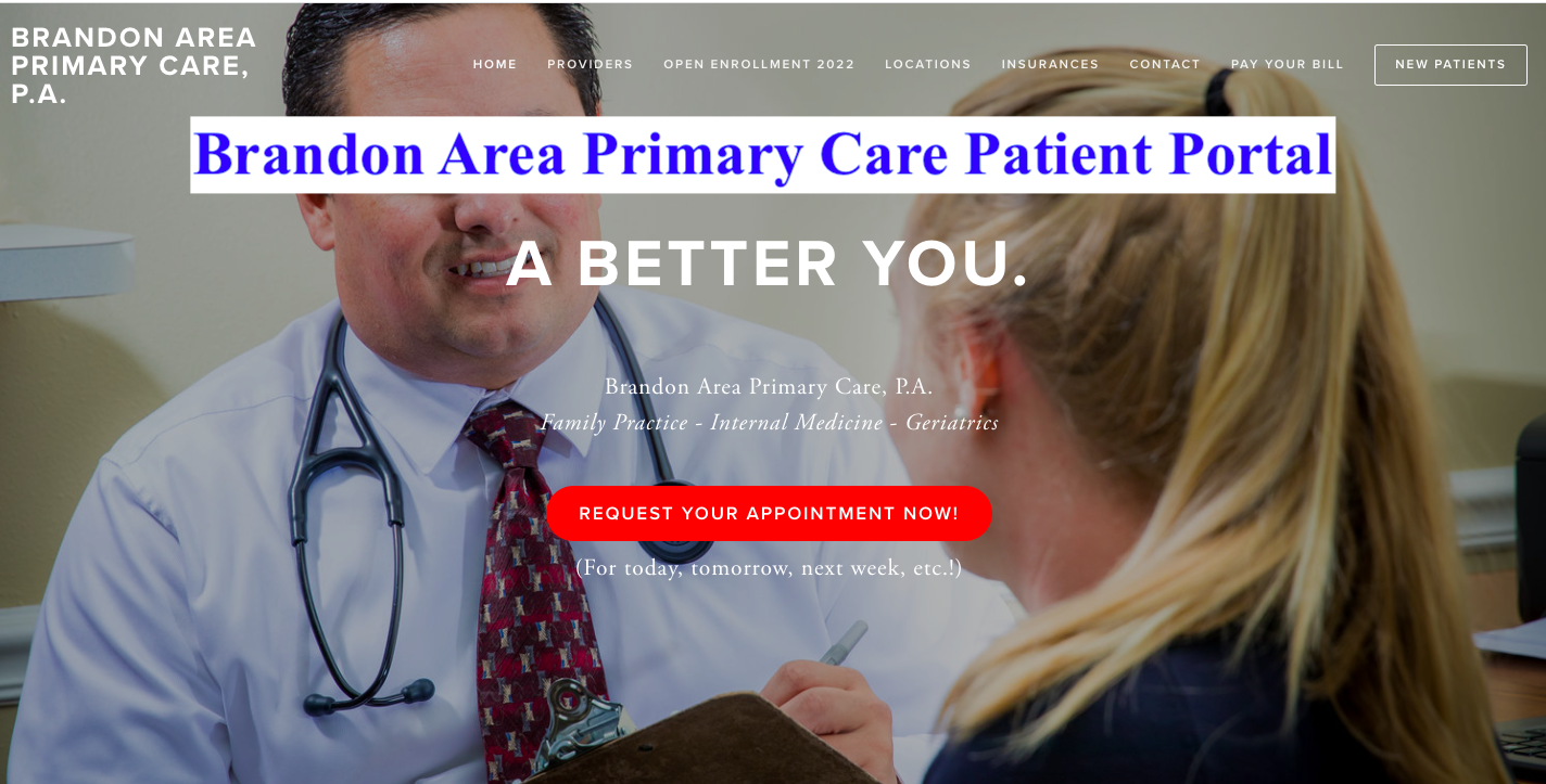 Brandon Area Primary Care Patient Portal Login
