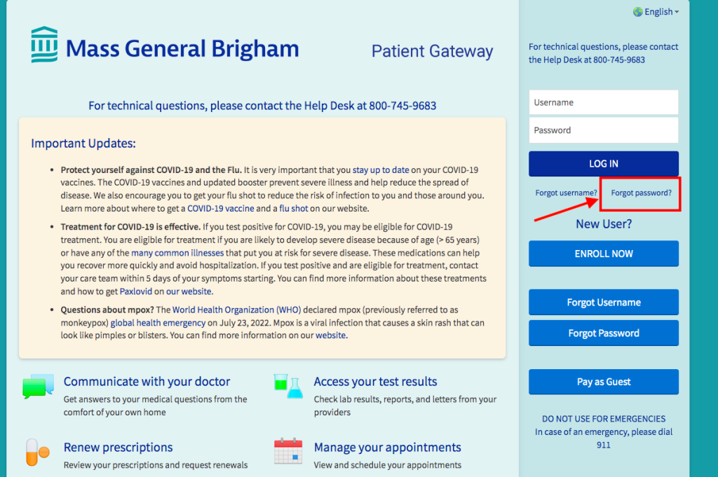 Brigham and Women's Pembroke Patient Portal