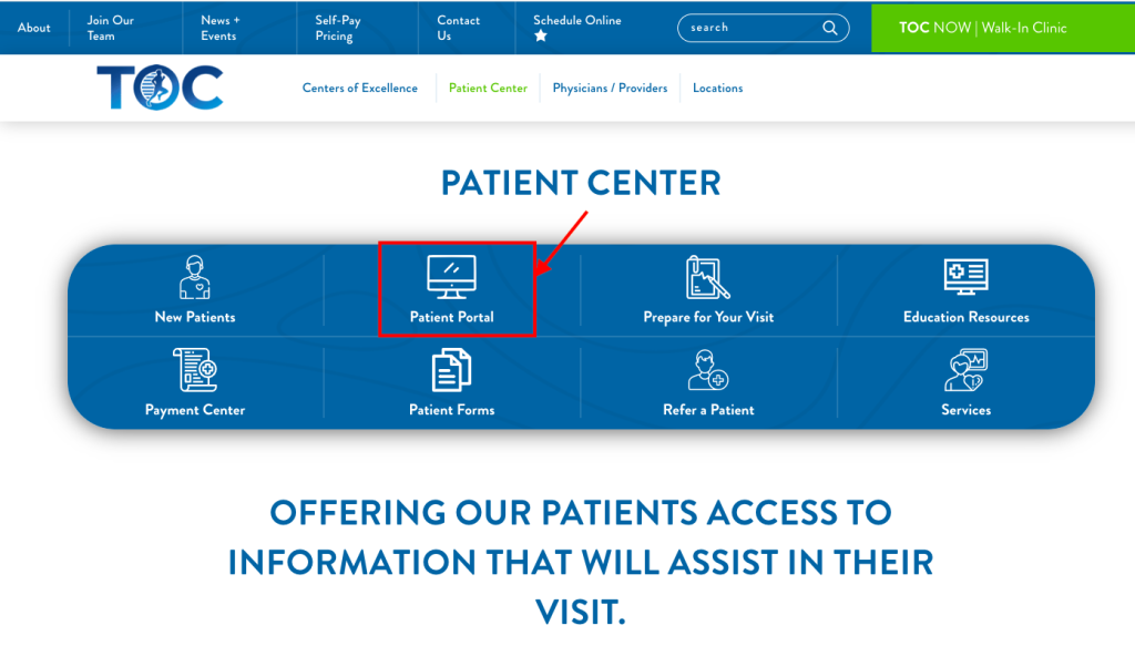 TOC Patient Portal