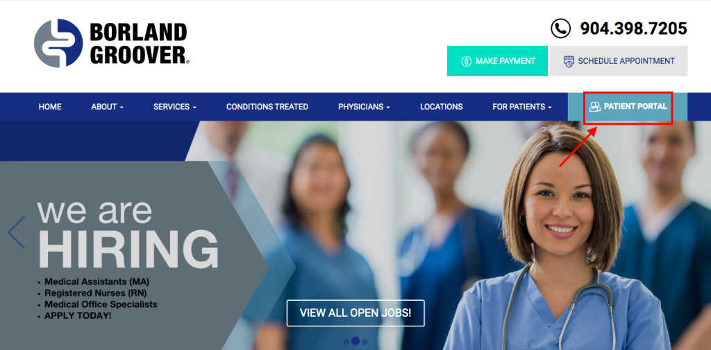 Borland Groover Patient Portal 
