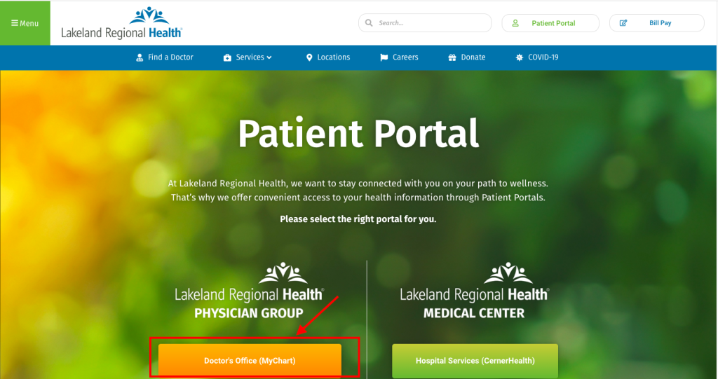 Lakeland Regional Patient Portal