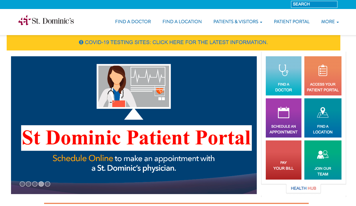 St Dominic Patient Portal
